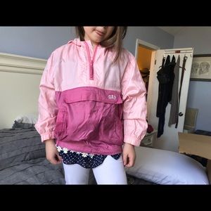 GAP pink windbreaker jacket